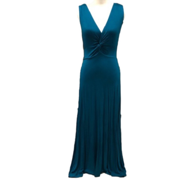 Anthropologie Dresses & Skirts - 𝅺ANTHROPOLOGIE Maeve Camilla Knotted Maxi Dress Turquoise M